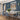 Verrière aluminium 3 vitrages Clair, 3 arches décorative - Blanc