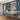 Verrière aluminium 3 vitrages Clair, 3 arches décorative - Blanc