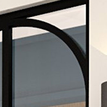 Paire d'arches decoratives RAL 9005 FT